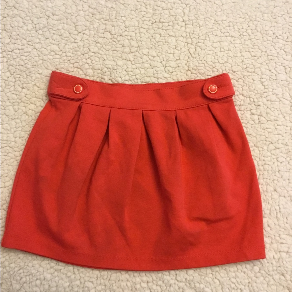 Girls red skirt